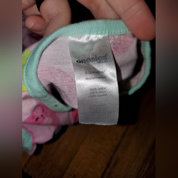 Onesies Baby Girl Donut Print Sweet Treat Sleep N' Play Size 0-3 Months - Picture 6 of 6